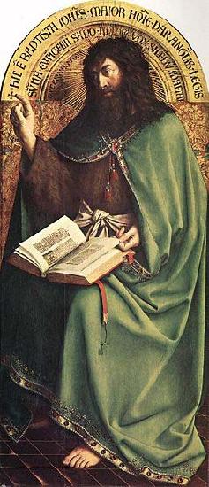 Jan Van Eyck St John the Baptist oil painting picture